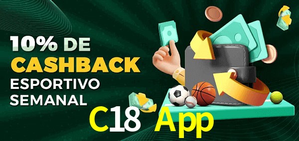10% de bônus de cashback na C18 App